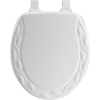 Mayfair Toilet Seat Rnd Ivy Wh 34EC 000